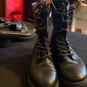 Lace up boots
